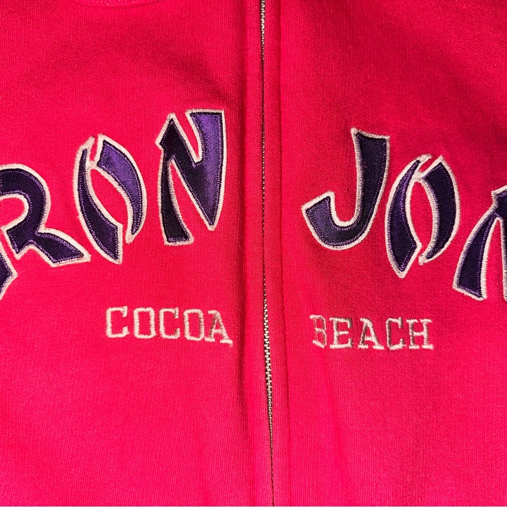 Ron Jon XL Women’s Pink and Purple Zipped Hoodie - Picture 4 of 7